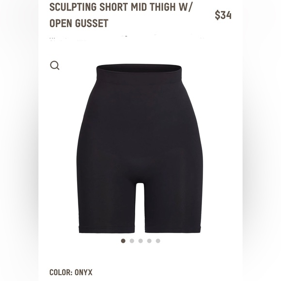 COPY - Skims. -  SCULPTING SHORT MID THIGH W/ OPEN GUSSET - Picture 1 of 7